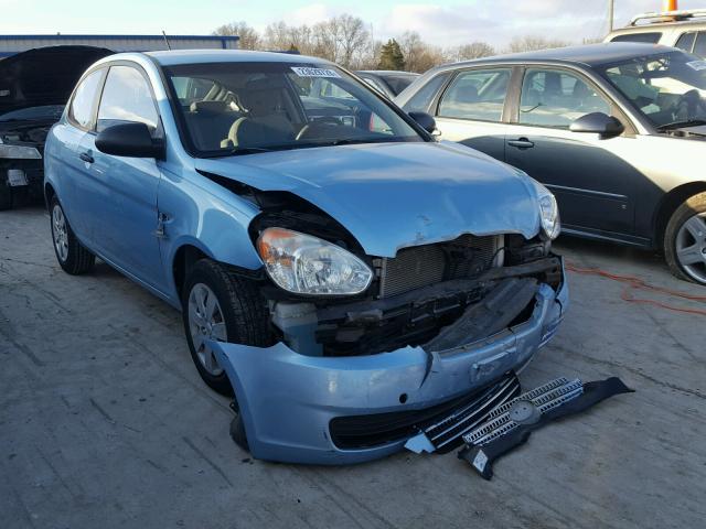 KMHCM36C99U120210 - 2009 HYUNDAI ACCENT GS BLUE photo 1