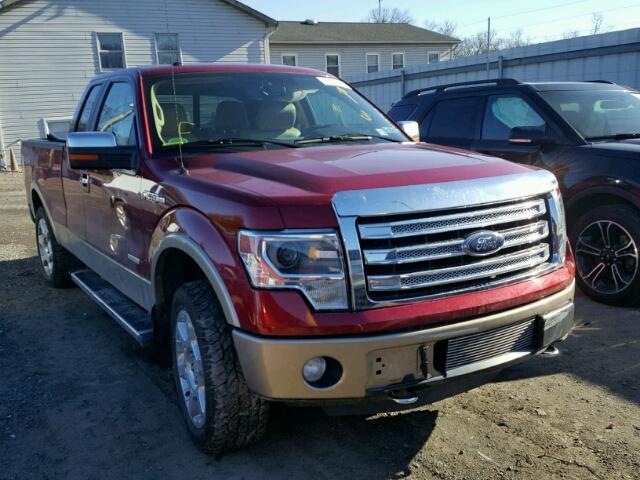 1FTFX1ET9DFB40887 - 2013 FORD F150 SUPER RED photo 1