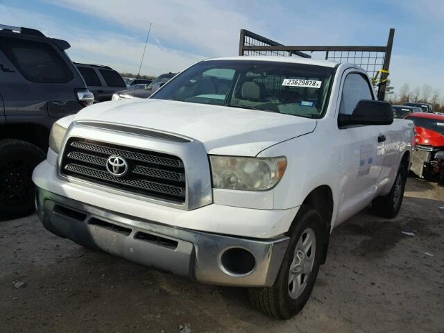 5TFLU52177X002463 - 2007 TOYOTA TUNDRA WHITE photo 2