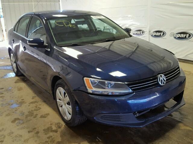 3VWDP7AJ2DM291856 - 2013 VOLKSWAGEN JETTA SE BLUE photo 1