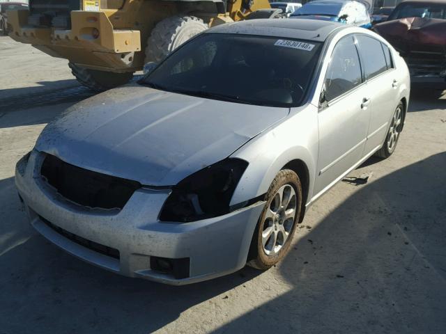 1N4BA41E37C802578 - 2007 NISSAN MAXIMA SE SILVER photo 2