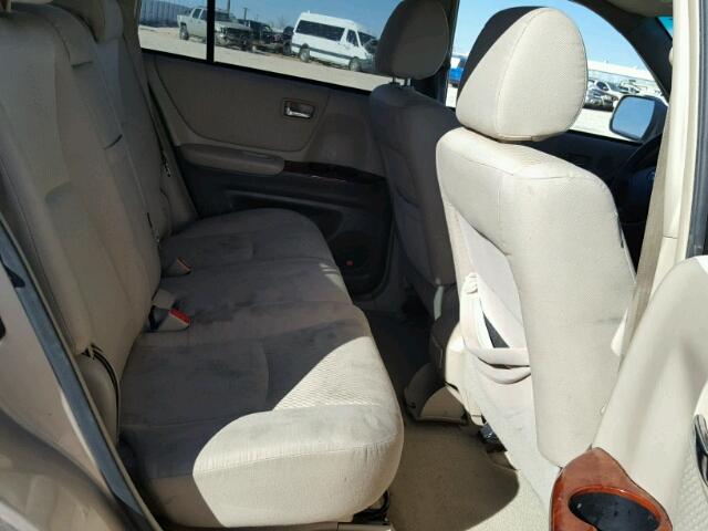 JTEDP21A840026220 - 2004 TOYOTA HIGHLANDER TAN photo 6