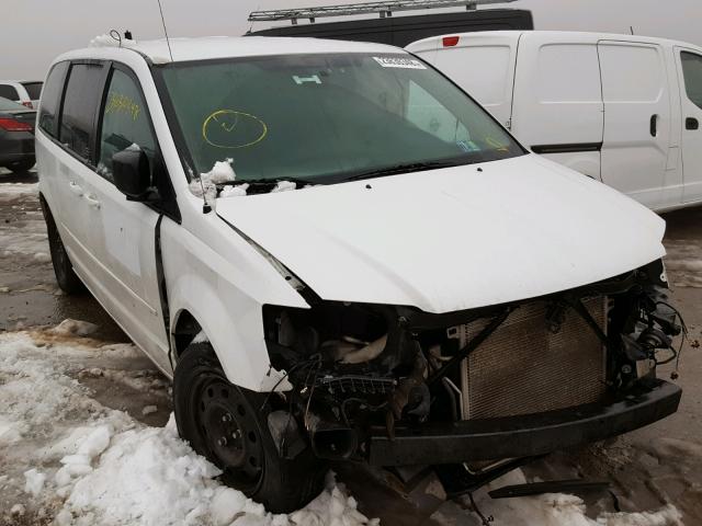 2C4RDGBG5ER342183 - 2014 DODGE GRAND CARA WHITE photo 1