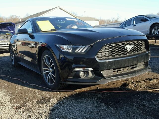 1FA6P8TH9F5412215 - 2015 FORD MUSTANG BLACK photo 1