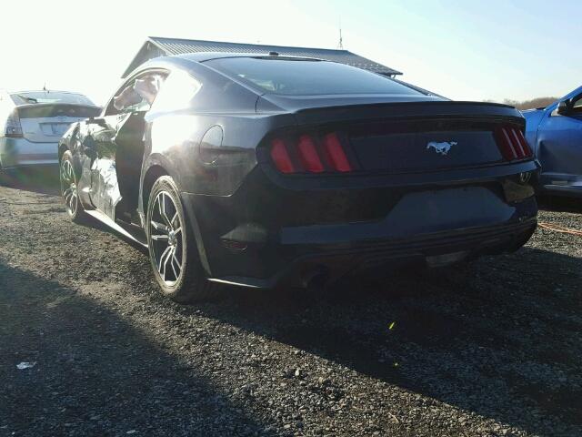 1FA6P8TH9F5412215 - 2015 FORD MUSTANG BLACK photo 3