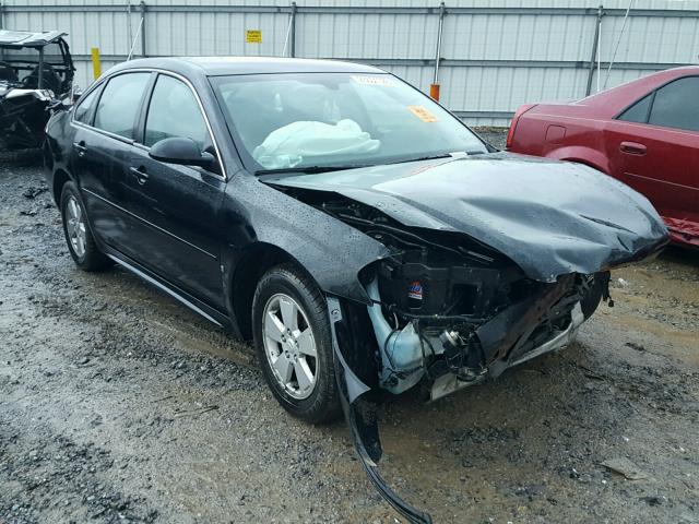 2G1WT57N091326973 - 2009 CHEVROLET IMPALA 1LT BLACK photo 1