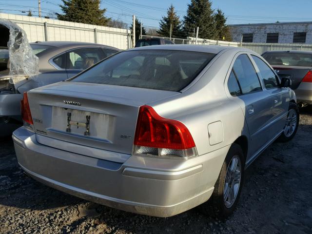 YV1RS592552431457 - 2005 VOLVO S60 2.5T SILVER photo 4