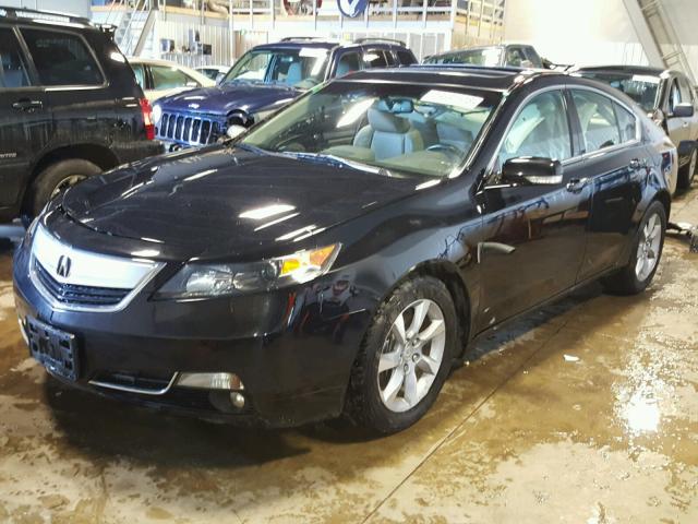 19UUA8F57CA023632 - 2012 ACURA TL BLACK photo 2