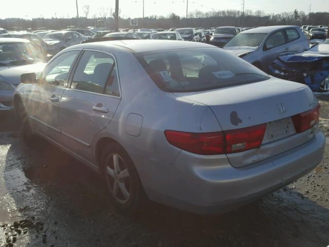 1HGCM56775A015584 - 2005 HONDA ACCORD EX SILVER photo 3