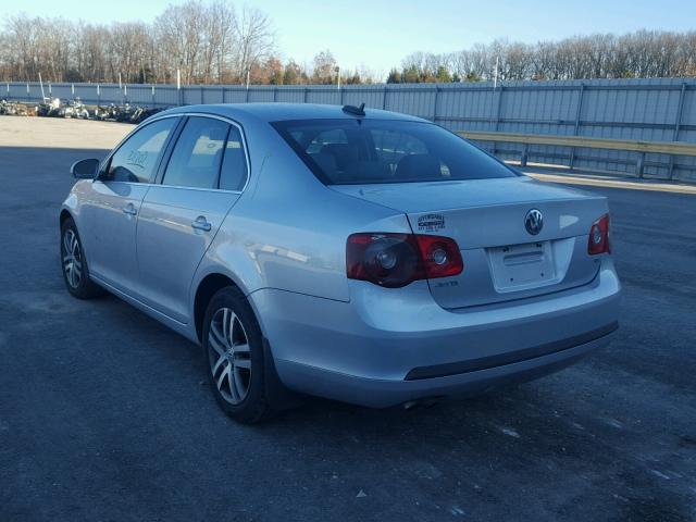 3VWST71K16M759543 - 2006 VOLKSWAGEN JETTA TDI SILVER photo 3