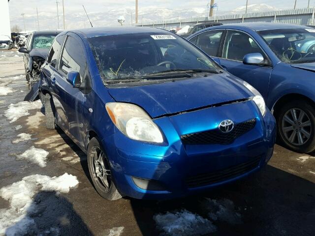 JTDJT903695248487 - 2009 TOYOTA YARIS BLUE photo 1