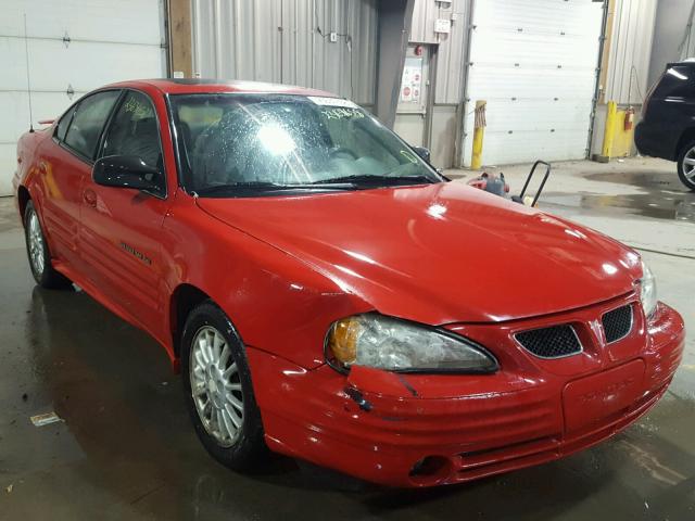 1G2NF52T01M509674 - 2001 PONTIAC GRAND AM S RED photo 1