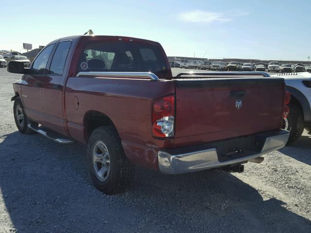 1D7HA18238J177732 - 2008 DODGE RAM 1500 S RED photo 3