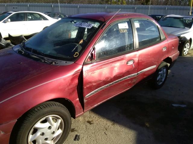 2C1MR5224Y6721988 - 2000 CHEVROLET METRO LSI BURGUNDY photo 9