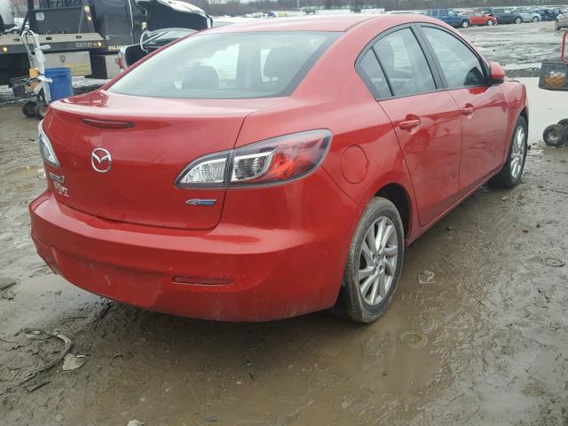 JM1BL1V76D1817078 - 2013 MAZDA 3 I RED photo 4