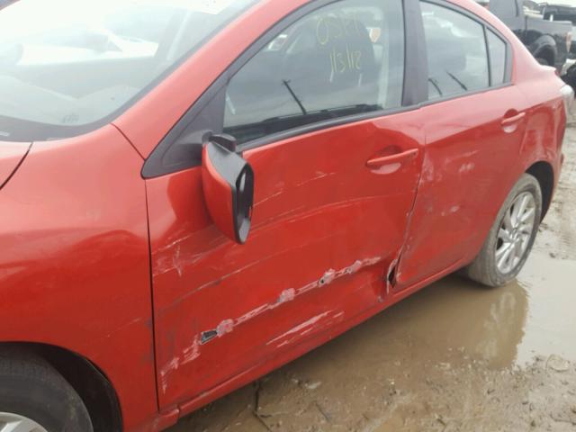 JM1BL1V76D1817078 - 2013 MAZDA 3 I RED photo 9