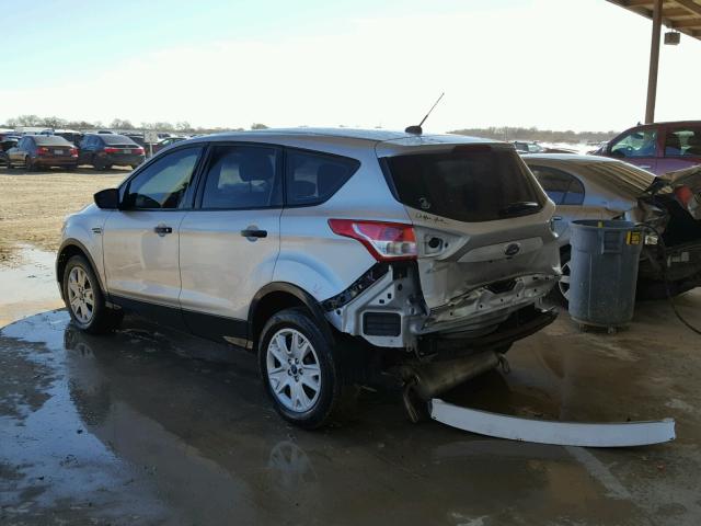 1FMCU0F73EUA76541 - 2014 FORD ESCAPE S SILVER photo 3