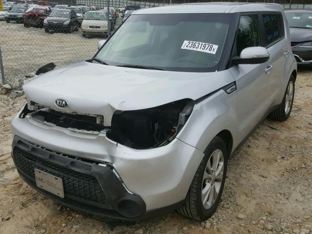 KNDJP3A50E7706007 - 2014 KIA SOUL + SILVER photo 2