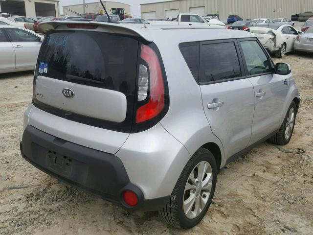 KNDJP3A50E7706007 - 2014 KIA SOUL + SILVER photo 4