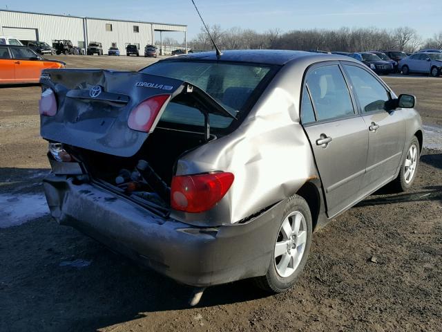 1NXBR32E05Z479444 - 2005 TOYOTA COROLLA CE GRAY photo 4