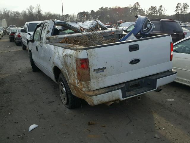 1FTRX12W58FA51402 - 2008 FORD F150 WHITE photo 3