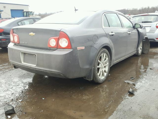 1G1ZE5EB3A4116568 - 2010 CHEVROLET MALIBU LTZ GRAY photo 4