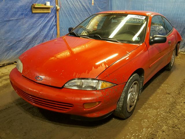 1G1JC1248W7222280 - 1998 CHEVROLET CAVALIER B RED photo 2