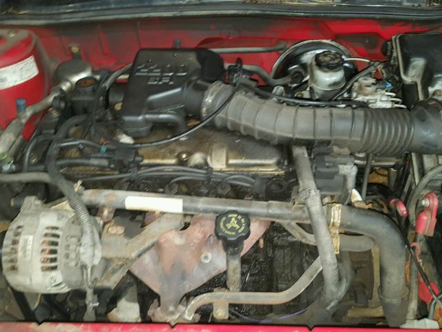 1G1JC1248W7222280 - 1998 CHEVROLET CAVALIER B RED photo 7