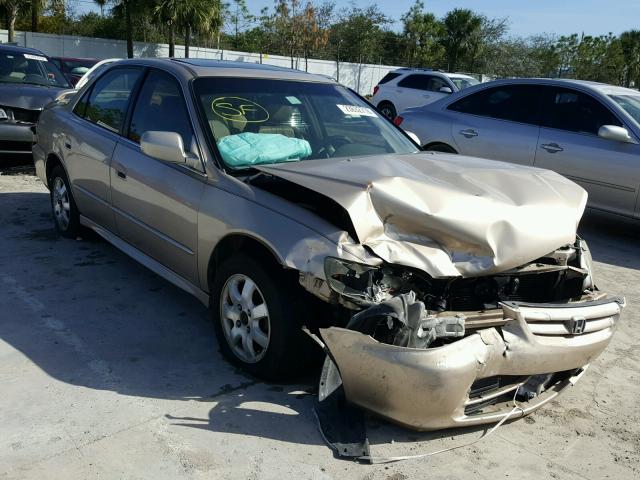 1HGCG56682A012039 - 2002 HONDA ACCORD EX GOLD photo 1