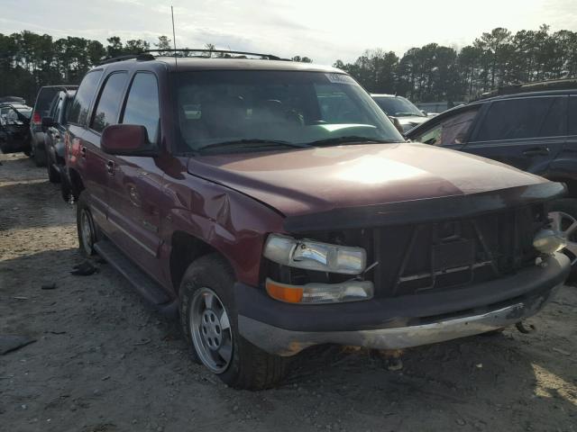 1GNEC13T91J248209 - 2001 CHEVROLET TAHOE C150 RED photo 1