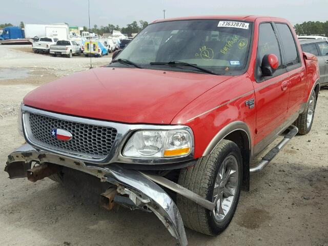 1FTRW07663KB66385 - 2003 FORD F150 SUPER RED photo 2