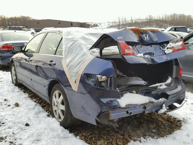 1HGCM66505A009971 - 2005 HONDA ACCORD EX BLUE photo 3