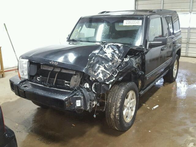 1J8HG48K78C207239 - 2008 JEEP COMMANDER შავი ფოტო 2