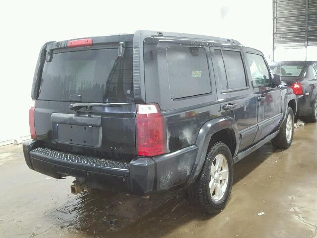 1J8HG48K78C207239 - 2008 JEEP COMMANDER შავი ფოტო 4