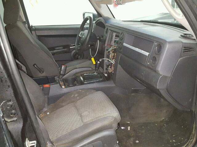 1J8HG48K78C207239 - 2008 JEEP COMMANDER შავი ფოტო 5