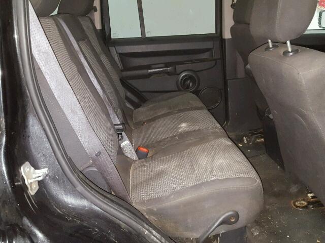 1J8HG48K78C207239 - 2008 JEEP COMMANDER შავი ფოტო 6