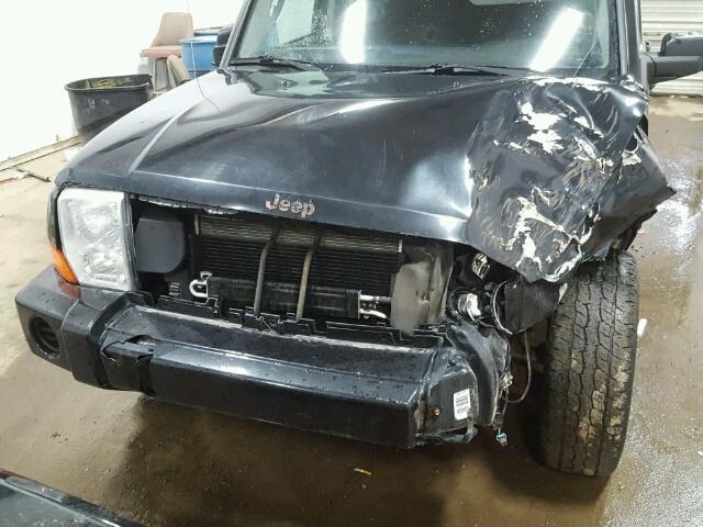 1J8HG48K78C207239 - 2008 JEEP COMMANDER შავი ფოტო 7