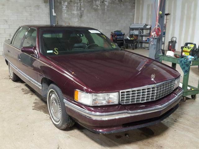 1G6KD52B6SU221870 - 1995 CADILLAC DEVILLE BURGUNDY photo 1