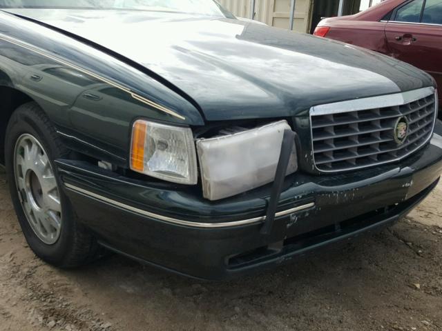 1G6KF5492WU746743 - 1998 CADILLAC DEVILLE CO GREEN photo 9