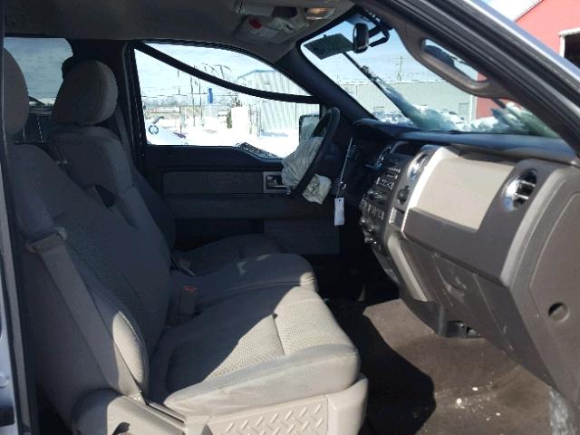 1FTEW1E83AFC41249 - 2010 FORD F150 SUPER SILVER photo 5