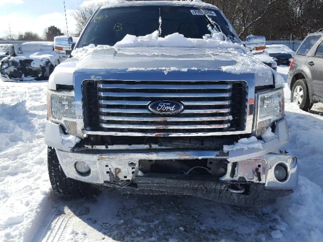 1FTEW1E83AFC41249 - 2010 FORD F150 SUPER SILVER photo 9