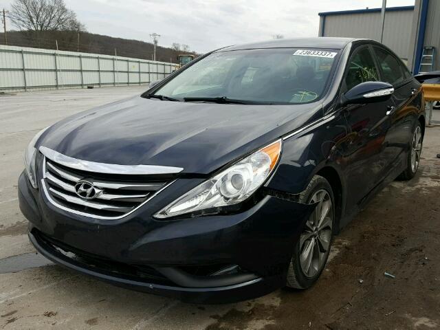 5NPEC4AC8EH811956 - 2014 HYUNDAI SONATA SE/ GRAY photo 2