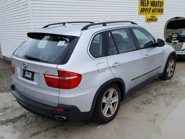 5UXFE83588L165093 - 2008 BMW X5 4.8I SILVER photo 4