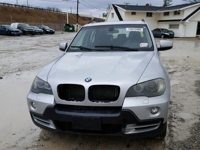 5UXFE83588L165093 - 2008 BMW X5 4.8I SILVER photo 9