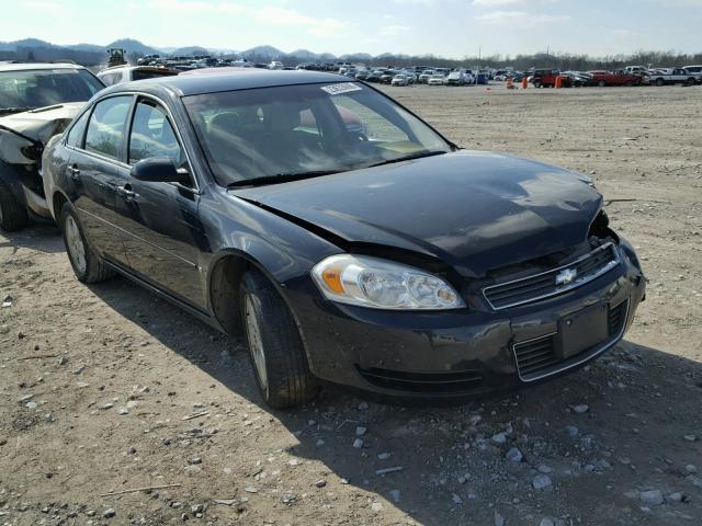 2G1WB58K289106550 - 2008 CHEVROLET IMPALA LS BLACK photo 1