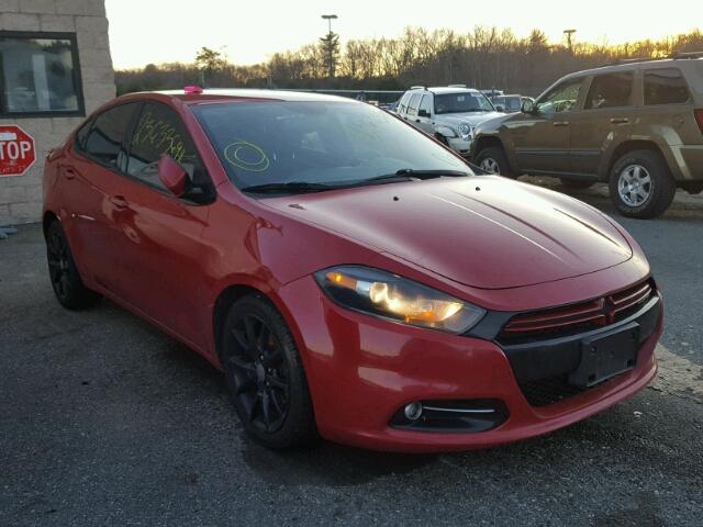 1C3CDFBH4DD640836 - 2013 DODGE DART SXT RED photo 1