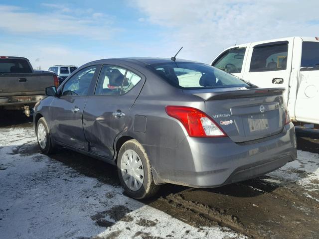 3N1CN7AP4GL914948 - 2016 NISSAN VERSA S CHARCOAL photo 3