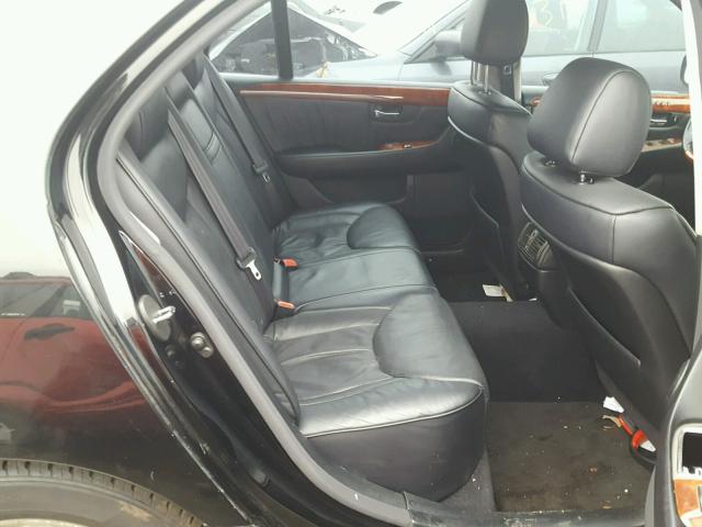 JTHBN36F840145945 - 2004 LEXUS LS 430 BLACK photo 6