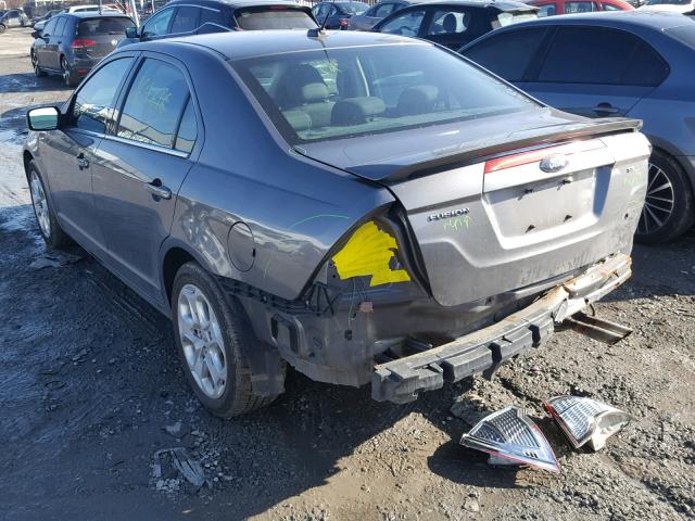 3FAHP0HA4AR283358 - 2010 FORD FUSION SE GRAY photo 3