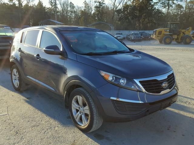 KNDPB3A29C7310394 - 2012 KIA SPORTAGE B BLUE photo 1